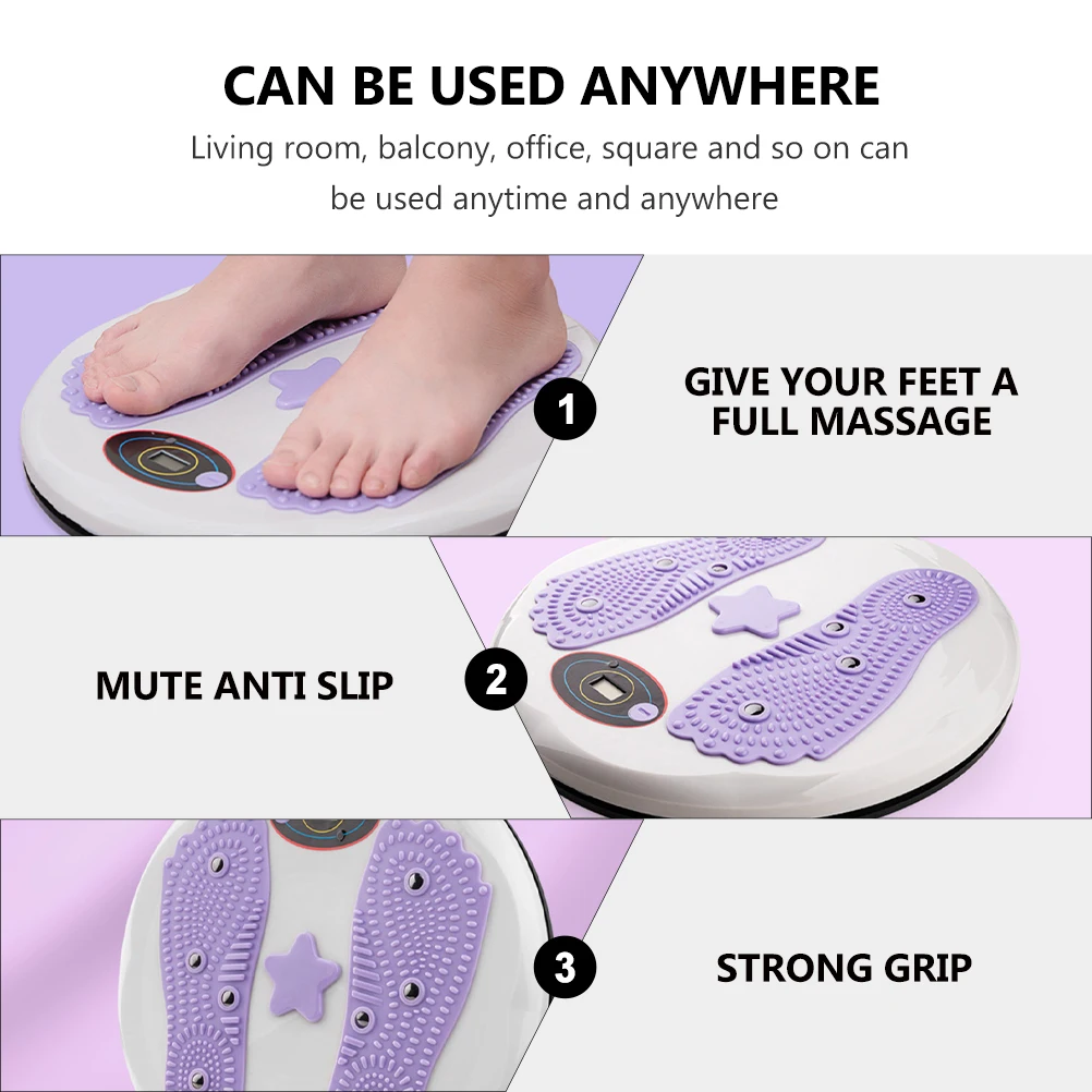 الخصر التواء القرص البنفسجي عدم الانزلاق أجهزة لياقة بدنية للمنزل تجريب العد نمط التخسيس الدورية مجلس أداة التدريب الأساسية #4