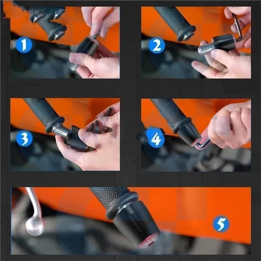 فرامل الدراجة النارية القابلة للتعديل وعتلات القابض لسوزوكي GSXR1000 GSXR1000 GSXR GSX R 1000 2007 2008 ينتهي مقود الدراجة مع