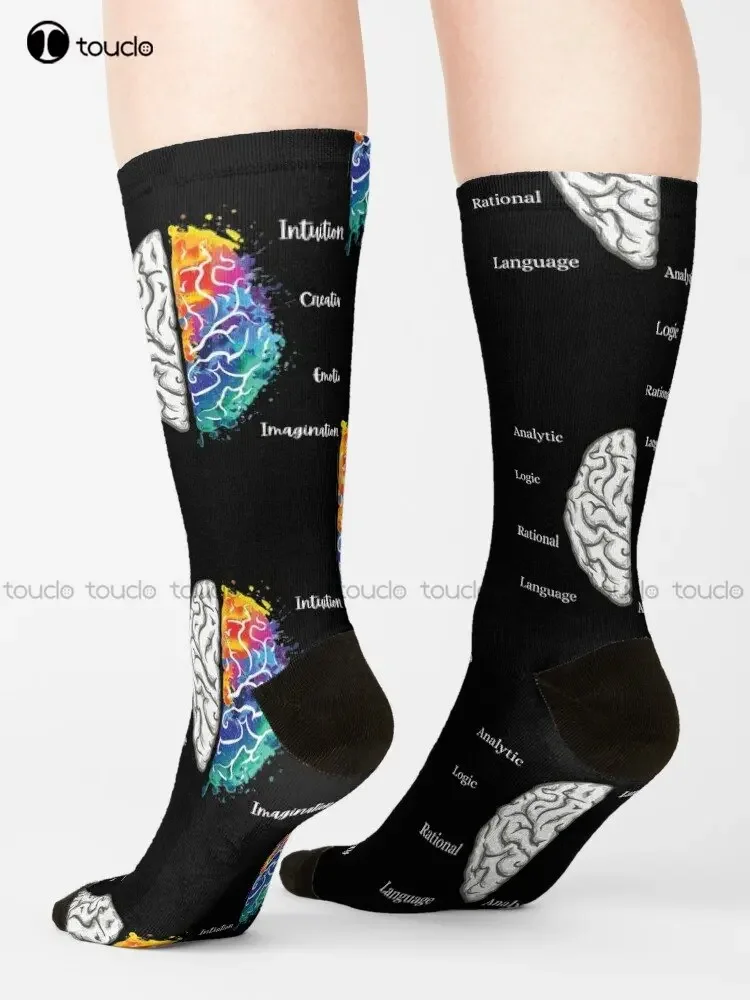 Right And Left Brain Functions socks
