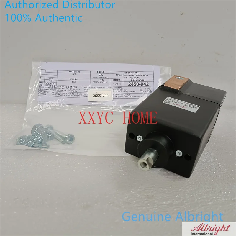 Original Albright SD250 SD250AB-57T 24V 250A Emergency Stop Switch  Button 24 Volt 250 Amp for Electric Vehicle