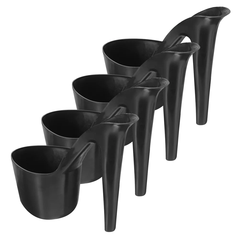 

4 Pcs High Heels Flower Pot Nursery Herbs Outdoor Succulent Pots Bulk Plastic Mini for Plants Indoor Design