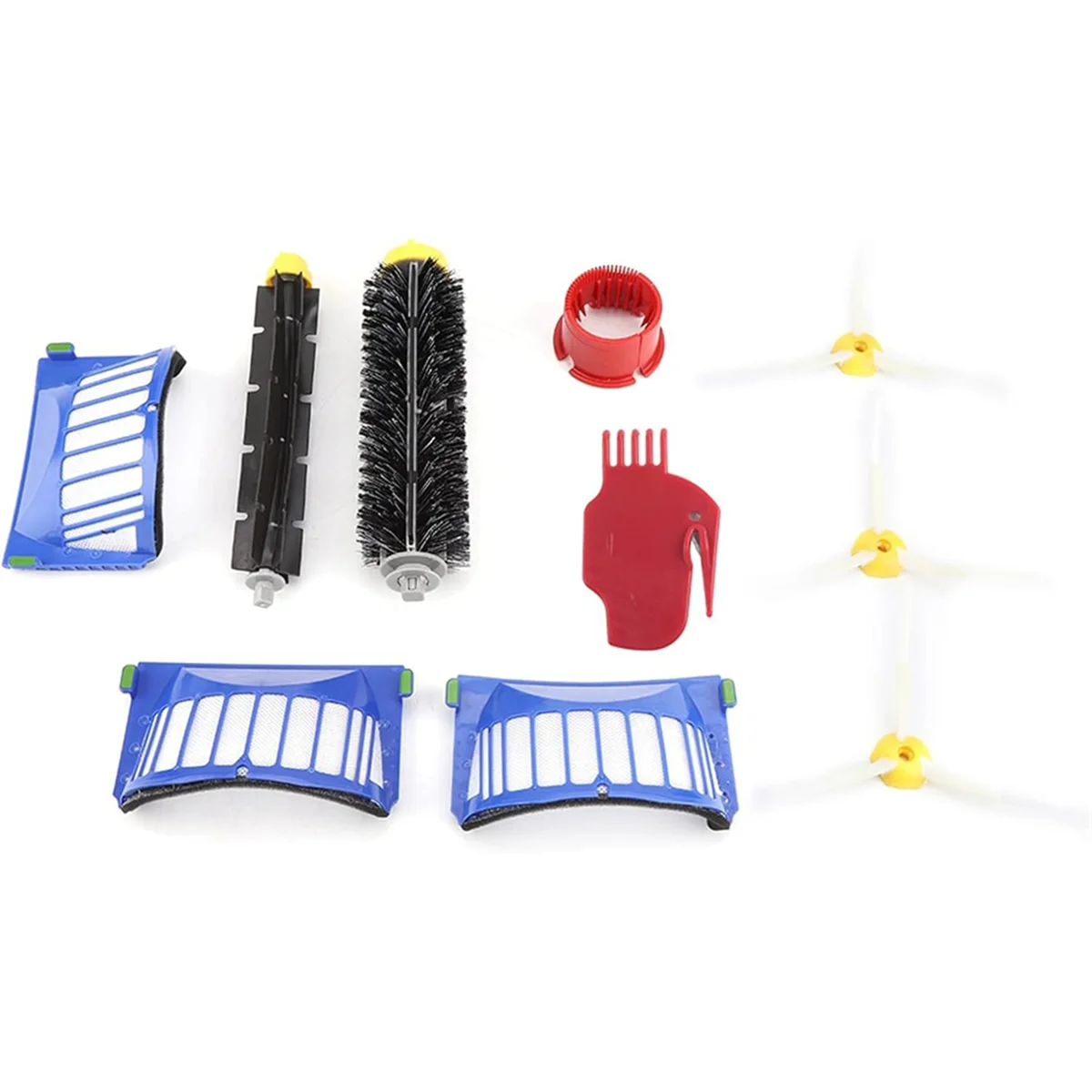 A35T-Main Side Brush Hepa Filter for Roomba 600 Series 605 606 610 615 620 625 630 632 639 650 660 671 675 681 696 Parts