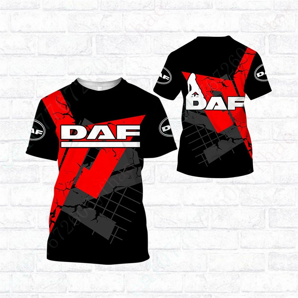 DAF Casual T-shirts Unisex Clothing Anime T Shirt For Men Women Quick Drying Short Sleeve Top Harajuku Oversized T-shirt