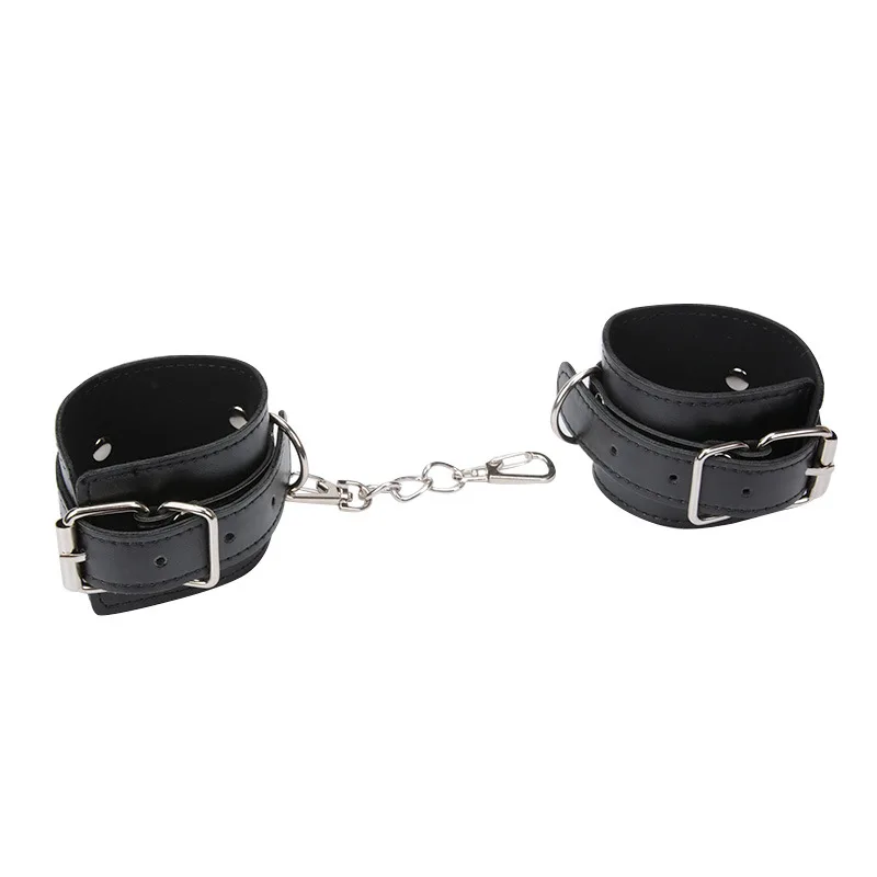 BDSM Sex Games Bondage Set with Handcuffs Whip Eye Mask Collar Mouth Plug - Couples Flirtation Fetishism Sexual Accessories