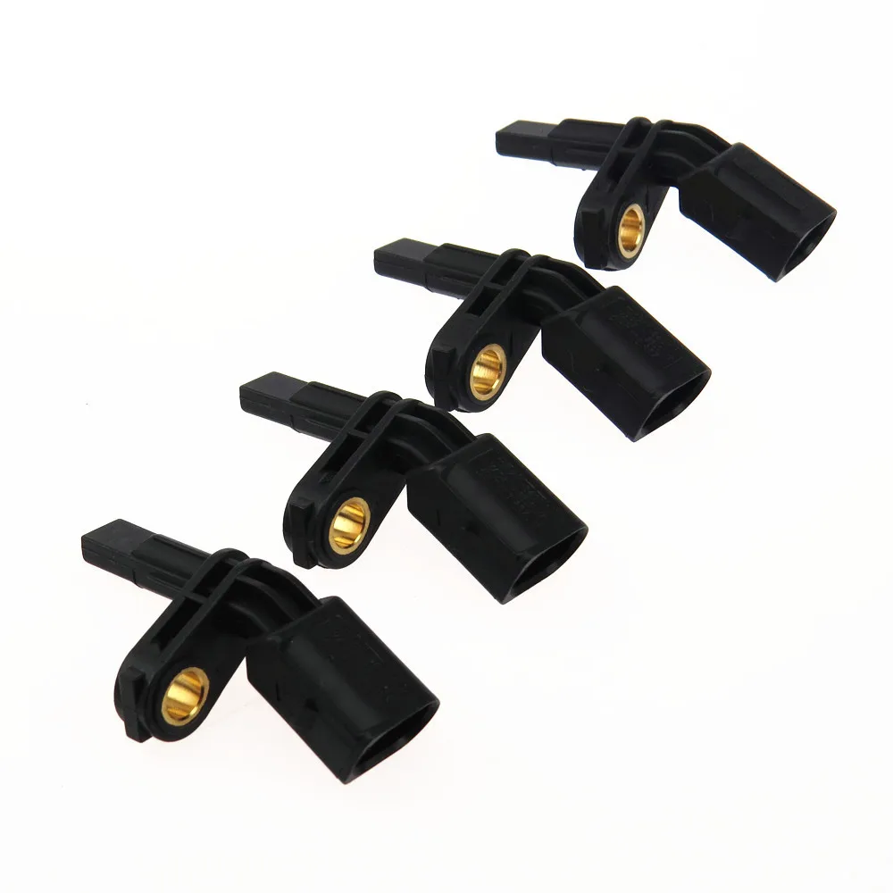 4Pcs ABS Speed Sensor Left Front WHT003857 for Audi A3 S3 Q3 TT Passat B6 B7 Golf 5 MK5 6 Eos Jetta Seat Leon Toledo WHT 003 857