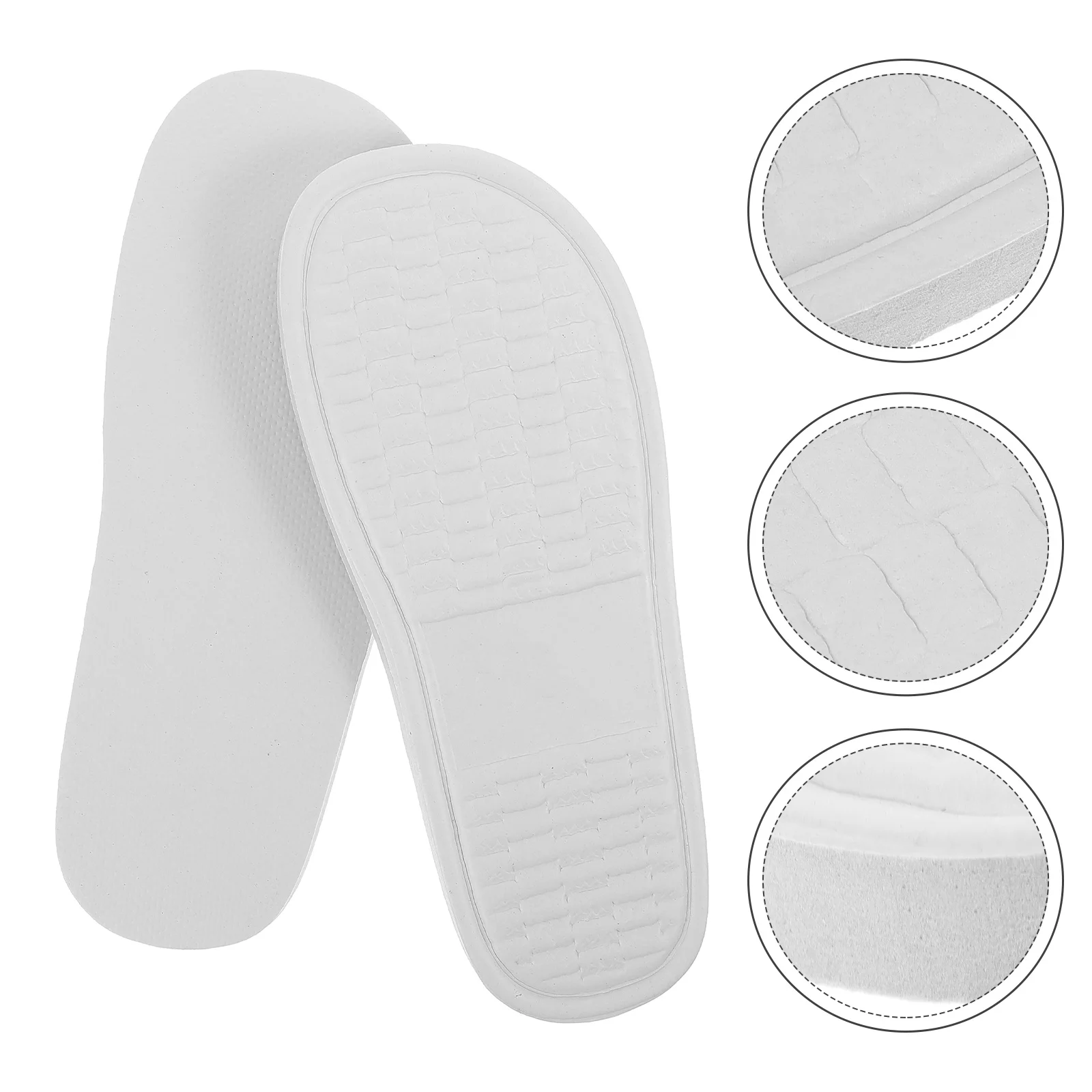 

EVA Shoe Soles Foam Slippers Handmade White 26cm Comfortable Anti Skid Metatarsal Pads Stylish Practical Portable Foot