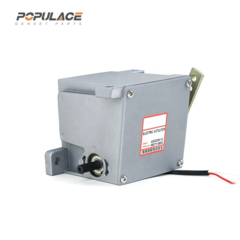 POPULACE Diesel Generator Engine Parts External Actuator 12V 24V ADC120 ADC175 ADC225 for Generator Speed Governor Actuator