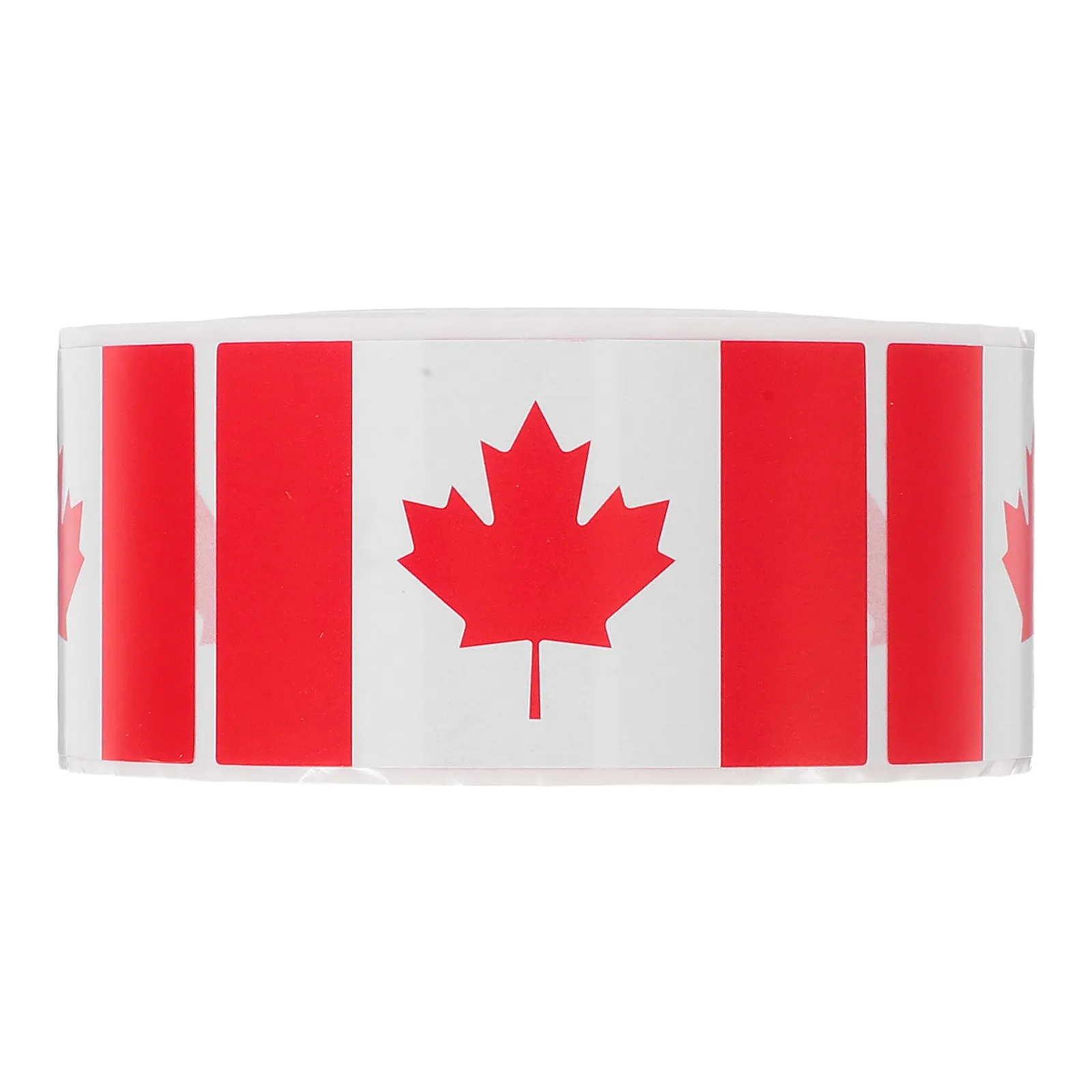 Canada Flag Sticker Roll Vibrant Canadian Maple Leaf Decal for Water Bottles Laptops Cars Notebooks DIY Planner Scrapbooking view 2