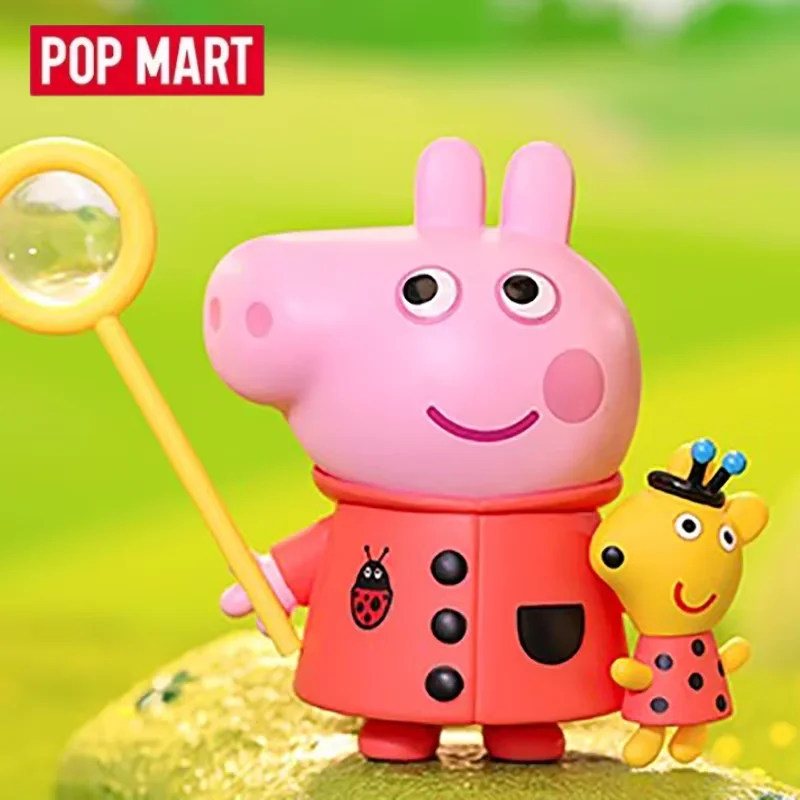 

POP MART Свинка Пеппа Семейный праздник Серия Слепая коробка Игрушки Kawaii Аниме Фигурка Сюрприз Mystery Box Куклы Подарок для девочек