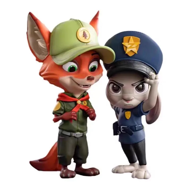 Kawaii Nick ornement Anime Judy enfant jouet Figure boîte aveugle périphérie dans le véhicule chambre ornement Festival cadeau en gros nouveau