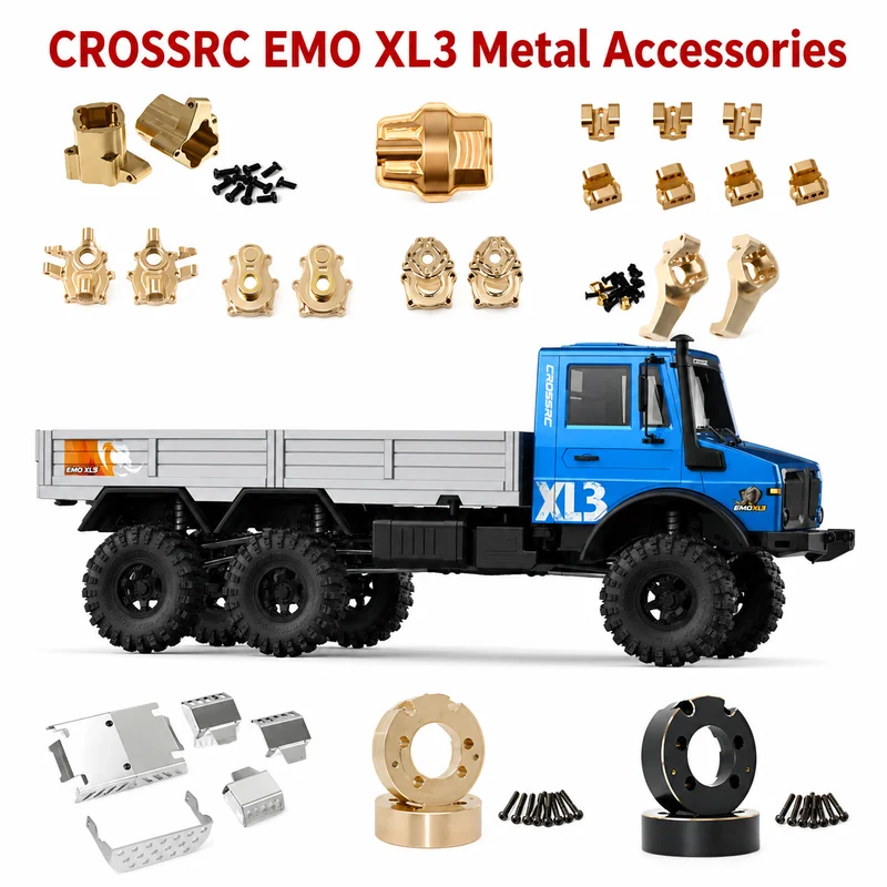 Crossrc Emo Xl3 Upgrades Metal Accessories Armor Weight Transmission Shaft Steering Cup C-Seat Connector Bridge