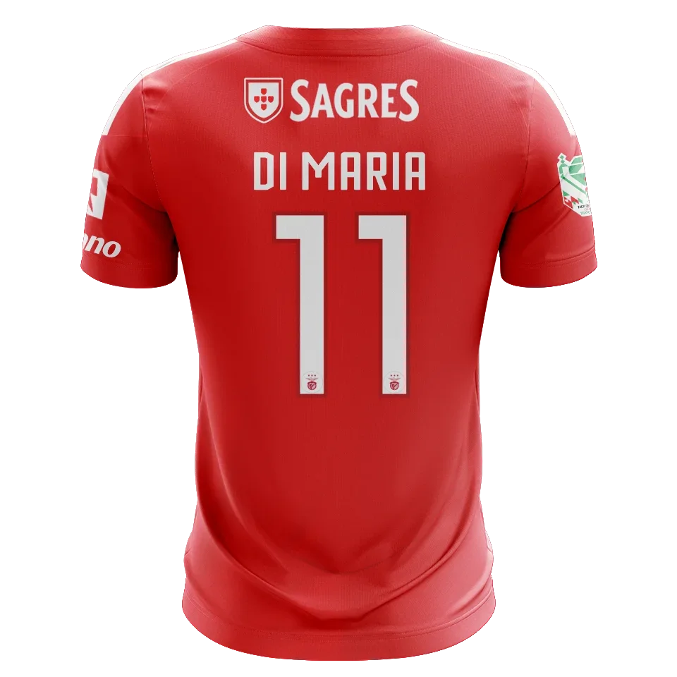 2025 Nueva camiseta de fútbol Benfica impresa en 3D más vendida para hombres y mujeres Camiseta deportiva transpirable y de secado rápido.