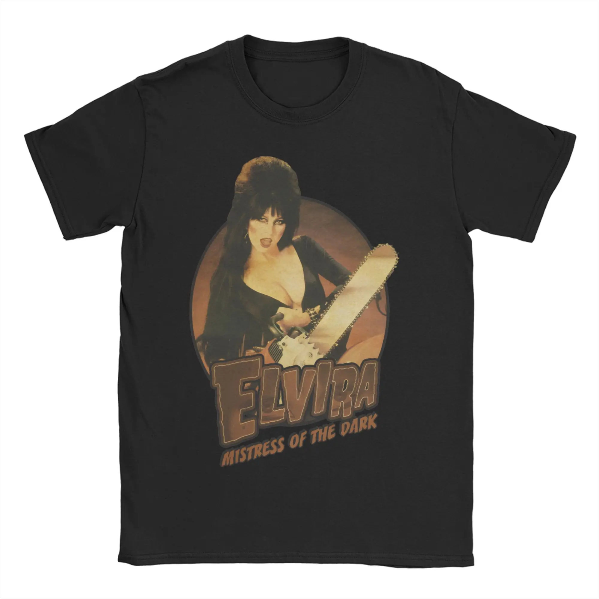 Elviras Mistress Of The Dark Horror Movie for Men Women T Shirts  Novelty Tees Short Sleeve T-Shirts 100% Cotton Gift Idea Tops