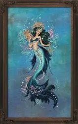 Bf - Mermaid 35-67 Counted Cross Stitch 11CT 14CT 18CT Cross Stitch Kits Embroidery Needlework Sets