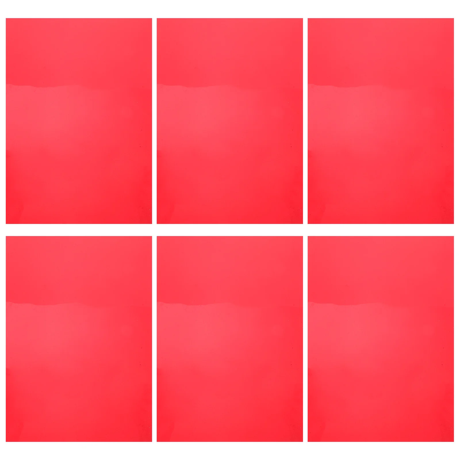 6 Pcs Transparent Stickers Filter Plate Light Color Gels for Filters Toning Lights Diffuser Film Orange Shopping