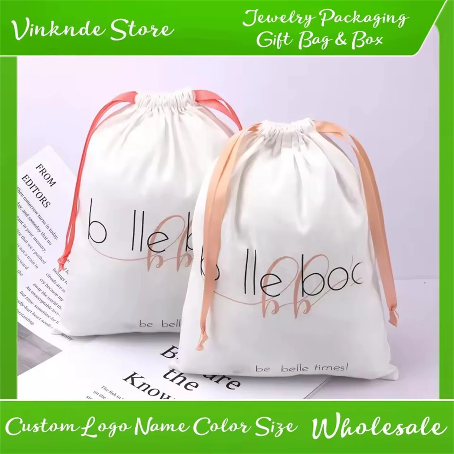 

100pcs Custom Velvet Jewelry Pouches with Drawstrings Small Flannel Storage Bags for Ring Coin Earrings Wedding Travel Organizer