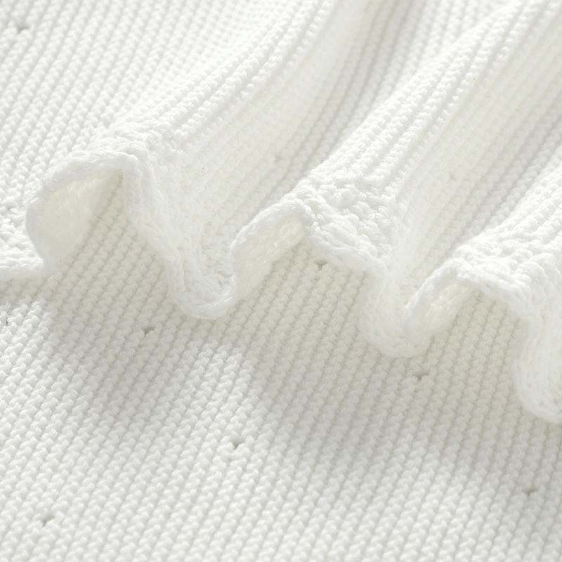 100*80 سنتيمتر القطن الطفل التعميد البطانيات لينة متماسكة مع خياطة الصليب الوليد بنين بنات قماط الحضانة بطانية المعمودية هدية #5