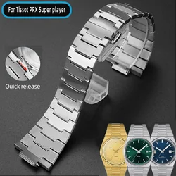 For 1853 Tissot PRX Super player WatchBand T137.407/137.410 Series Stainless steel Wristband Men Bracelet Watch Accessories