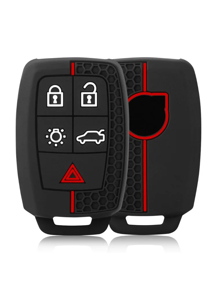 Étui pour clé télécommande sans clé, 5 boutons, pour Volvo XC90 C70 S60 D5 V50 S40 C30