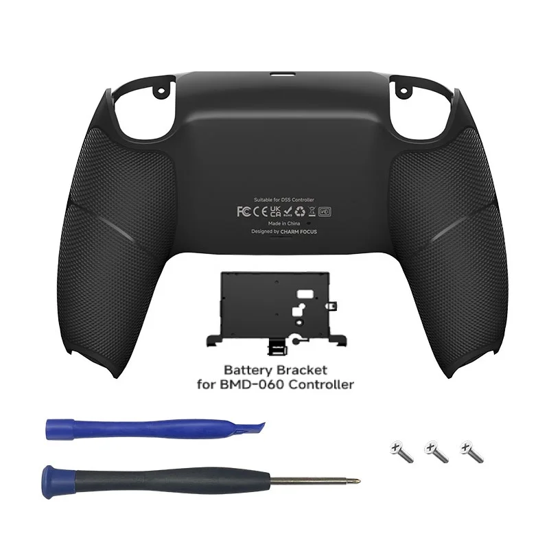 Newly Designed PS5 Controller DIY Shell Replacement, Dual Color Anti Slip Bottom, Compatible with BDM-010 020 030 040 050 060 image 3