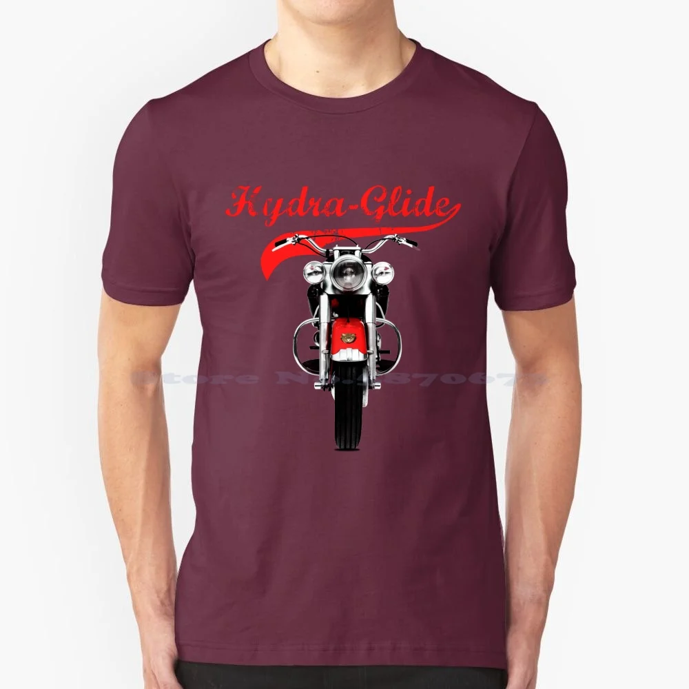 The 1954 Glide T Shirt 100% Cotton Tee Classic Motorcycle Vintage Motorcycle Transportation Antique Vintage Glide Panhead Hog