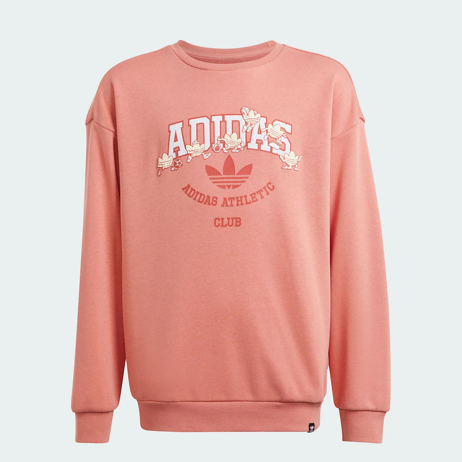 

Adidas Originals Kids Trefoil Fashion Casual Sports Round Neck Sweatshirt IN4329