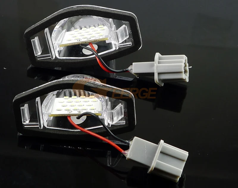 For Honda Fit CR-V CRV JAZZ Insight Crosstour Odyssey Ultra Bright Smd Led License Plate Lamp Light No OBC Error Car Accessories