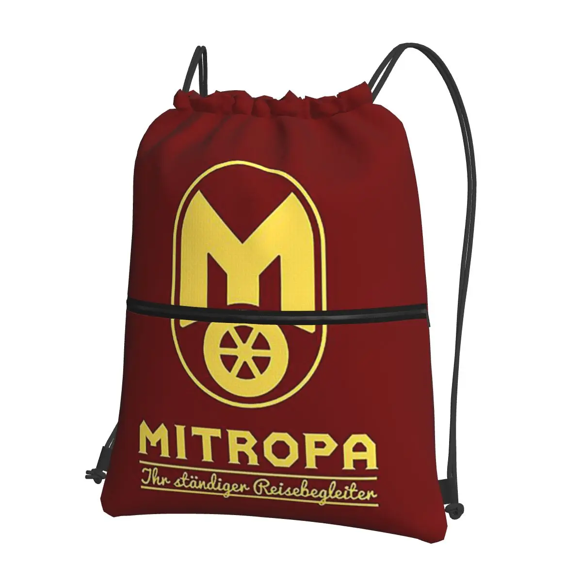 

Mitropa Your Constant Travel Companion Backpacks Drawstring Bundle Pocket Storage Bag Book Bags for Man Woman Students