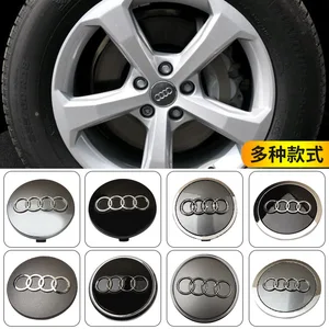 Mũ từ trung tâm của chiếc xe từ xe hơi đến Audi, Hub, Phụ kiện bánh xe, Audi A1, A2, A3, A4, A5, A6, A7, A8, S3, S6, Q3, Q7, Q7, 60mm, 61mm, 68mm, 69mm, 4 Pces 12 Bánh xe trung tâm bán hàng chính - №12