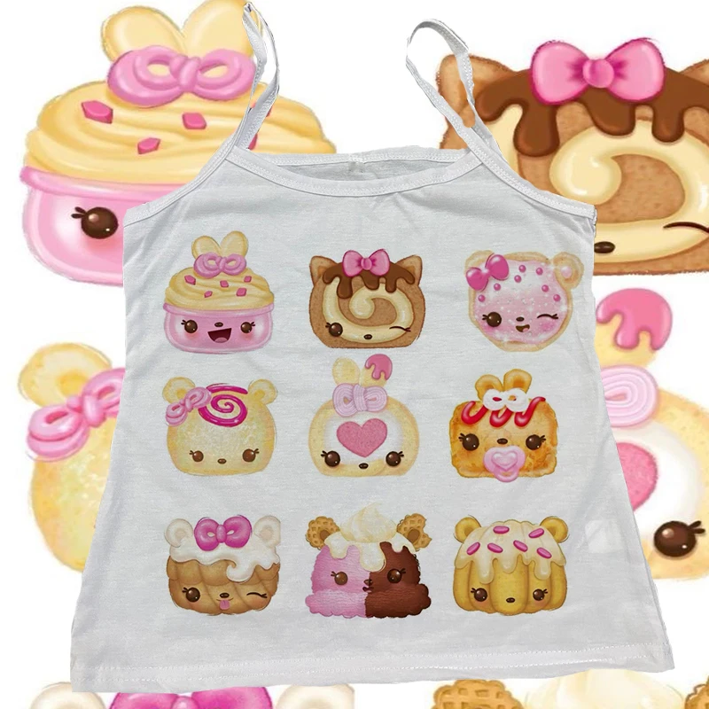 المرأة تي شيرت القمامة اللون Y2k 2000s أفضل المرأة تي شيرت 90s الملابس الرجعية الكرتون الفتيات الملابس القوطية قطع المرأة