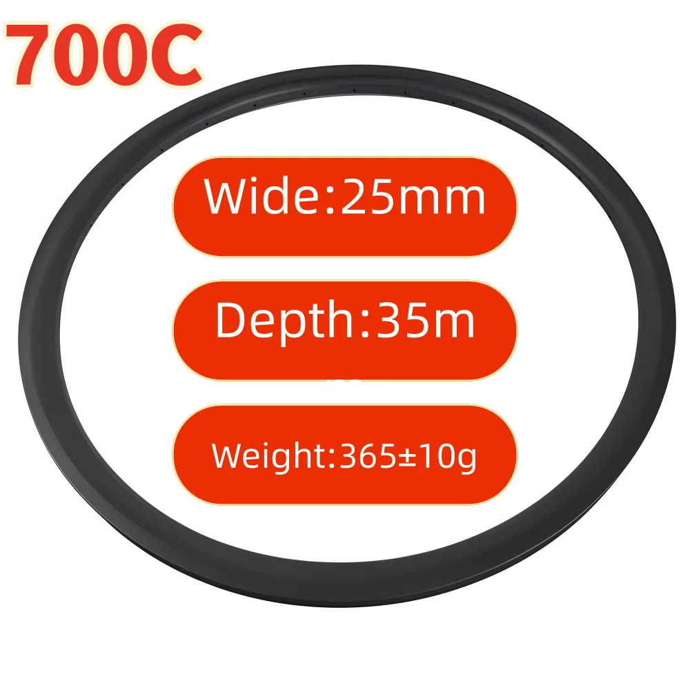 

Карбоновые диски 700C T800, высота 35 мм, 25 мм, внешняя ширина, симметричные, супер легкие, бескамерные/клиносы/без крючков, карбоновые диски для шоссейного велосипеда