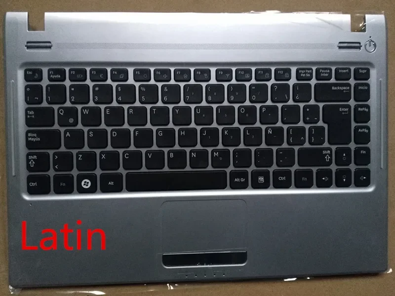 

Новая клавиатура для ноутбука с тачпадом и упором для рук для Samsung Q330 P330 Latin