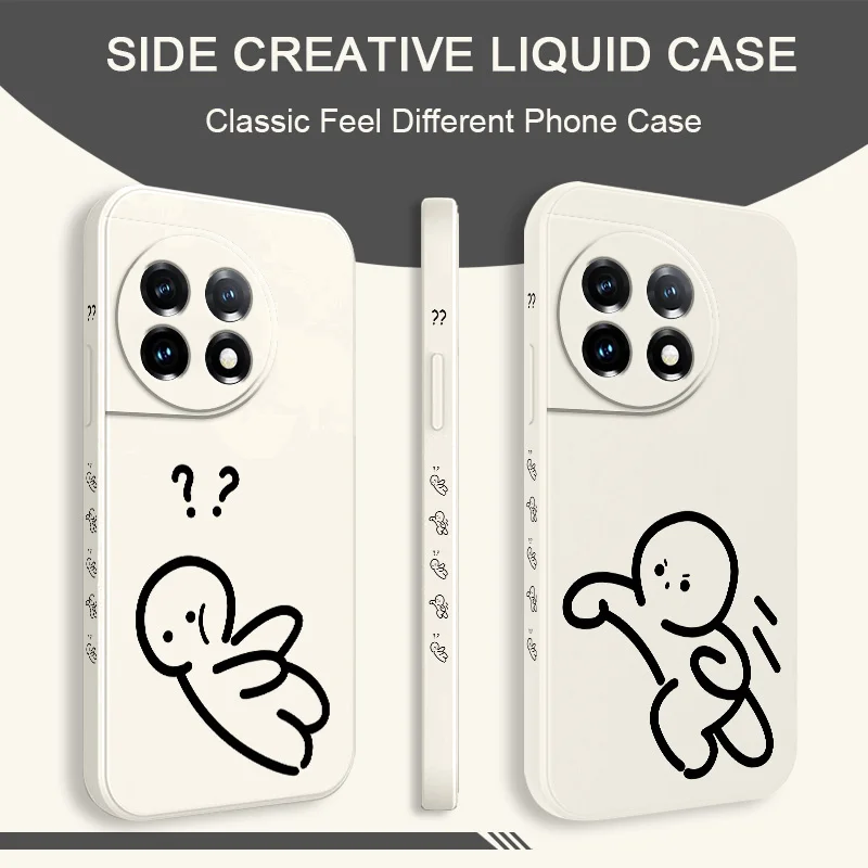 Go Line Man Phone Case For Oneplus 12 12R 11 11R 10 10R 10T 9R 9RT 9 8T 8 7 7T Pro 5G Liquid Silicone Cover