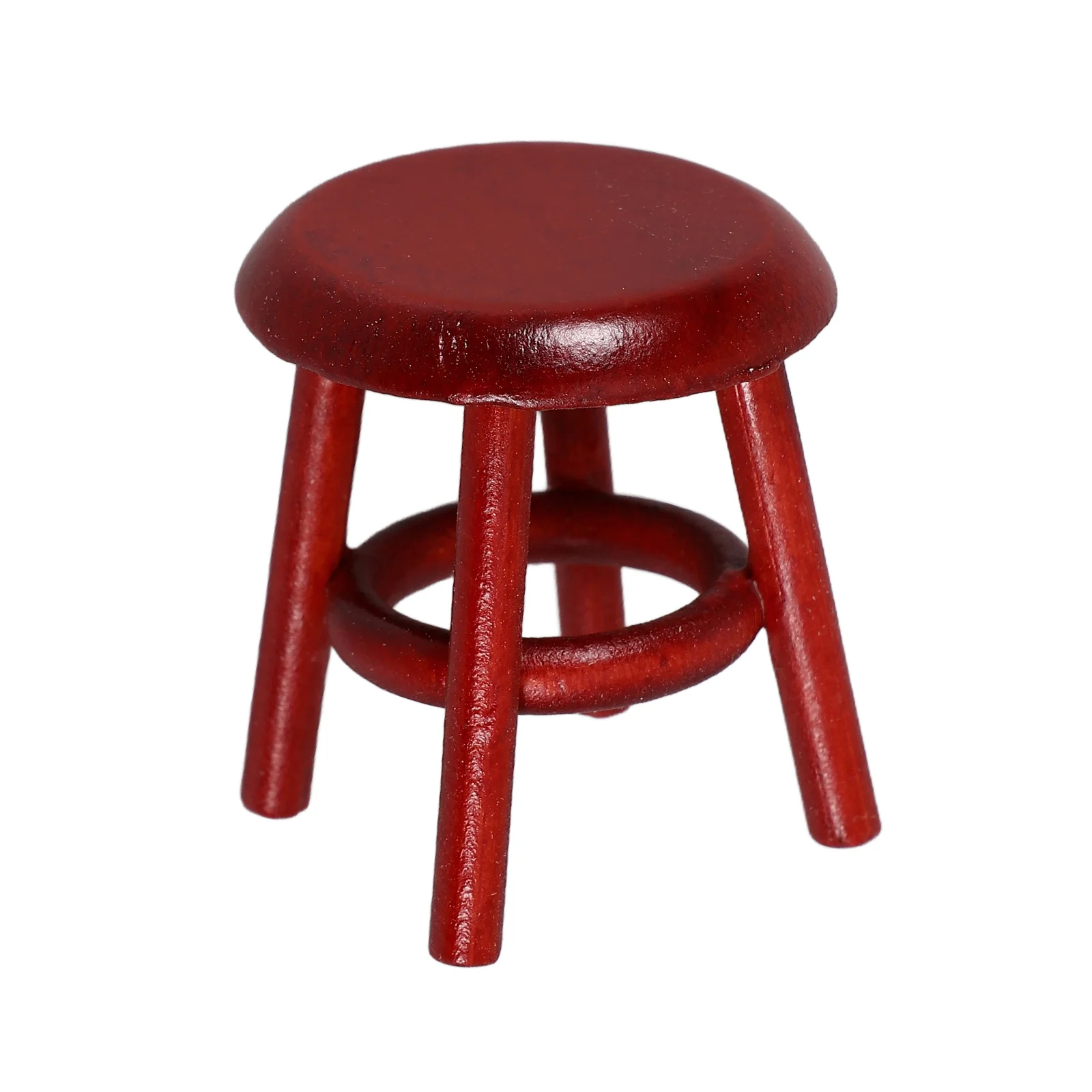 Vintage Miniature Chairs Dollhouse Stool Stools Accessories Furniture Playhouse Toy Wood