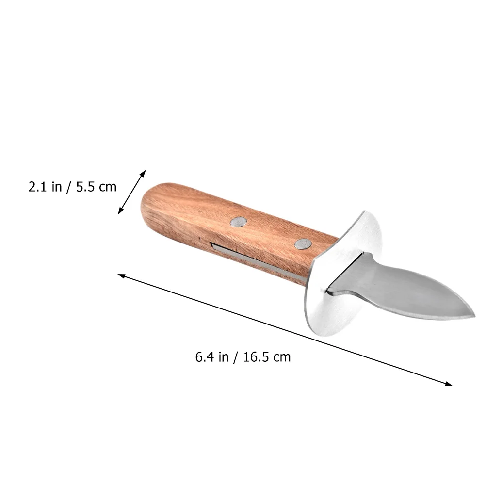 

Oyster Knife Clam Shucking Tool Tools Shelled Opener Wood Shucker Compact Seafood Handy