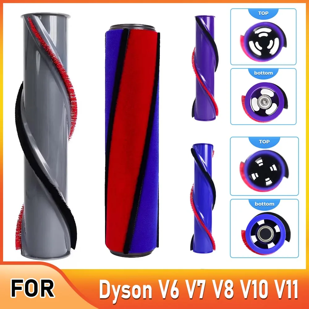 Рулон щетки, замена для пылесоса Dyson V6 V7 V8 V10 V11, запасная часть, мягкая роликовая щетка, щетка для ковров, валик