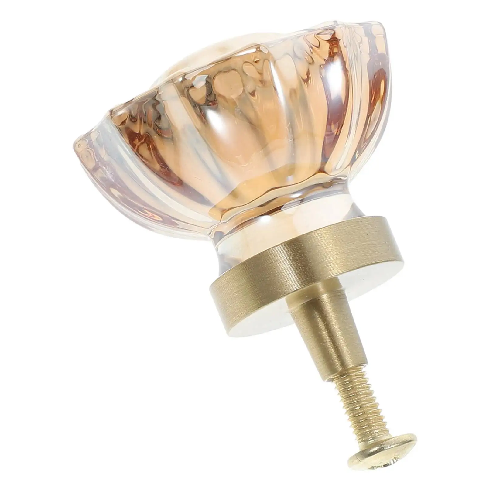 

Crystal Drawer Knobs Brass Round Clear Door Handles Upgrade Kitchen Cabinet Bathroom Furniture Dresser Vintage