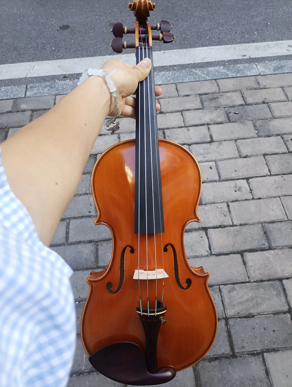 40 years European spruce High-end handmade Violin 4/4 Solid color Antonio Stradivari 1715 professional level violino with case