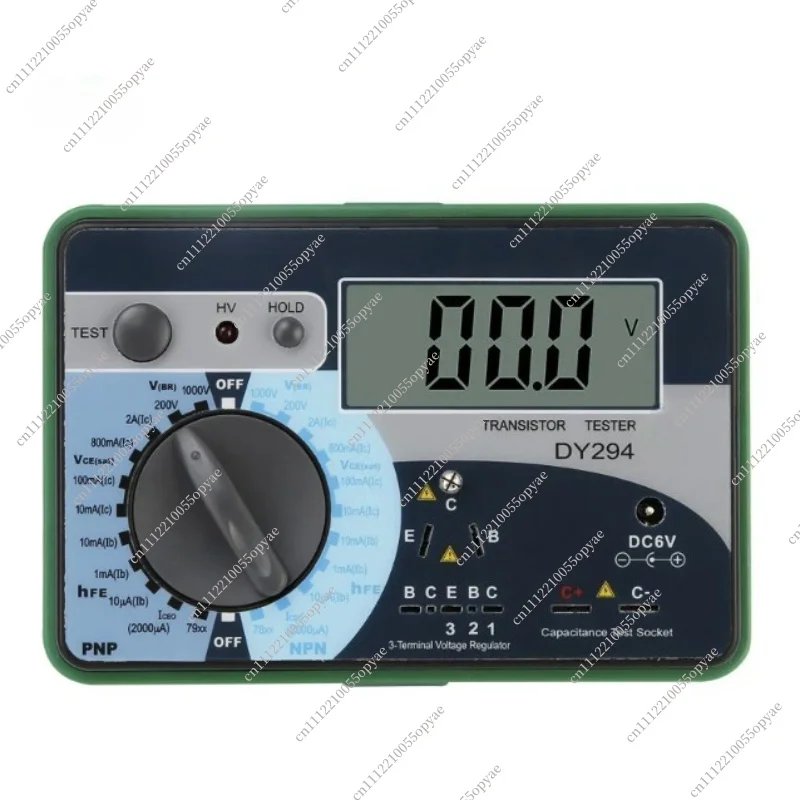 

DY294 Multifunction Digital Transistor Analyzer Tester Semiconductor Diode Triode FET Voltage Capacitance Testing Meter