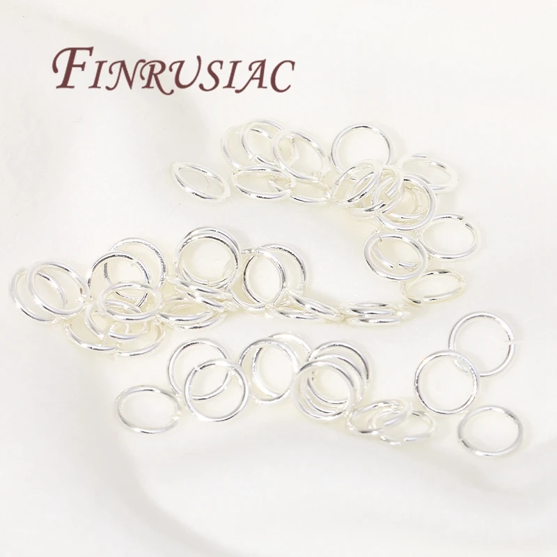 20-200Pcs 3-8mm Gold Plated Split Ring Open Jump Rings Connectors For DIY Jewelry Making Supplies Connecting Rings