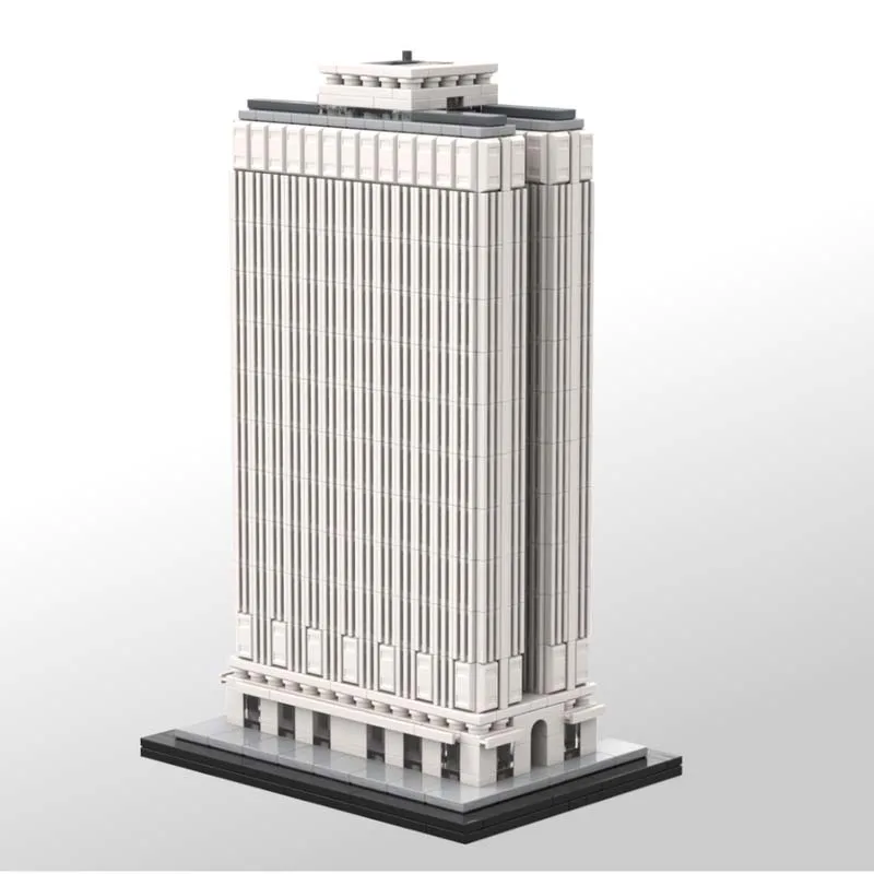 Precision DIY Building Blocks Set - Fair Building 1:800 Scale New York model, 1307 Pieces - Exquisite Skyscraper Series, Perfect