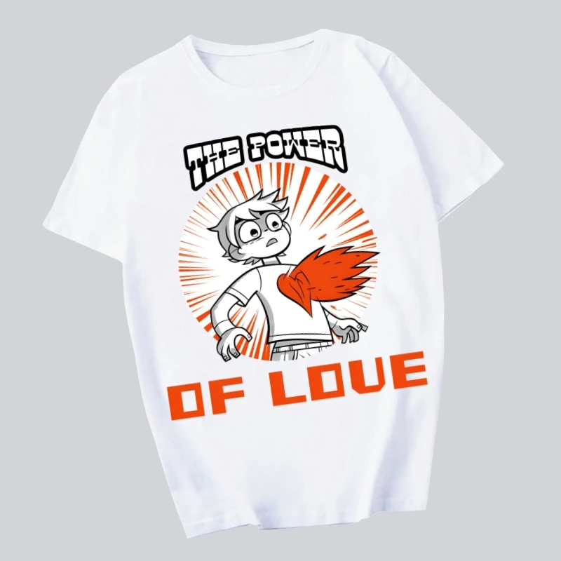 

Scott Pilgrim Men Hip Hop Streetwear Print T Shirt Harajuku TShirts Short Sleeve Fashion Casual T-Shirt Tops Tees