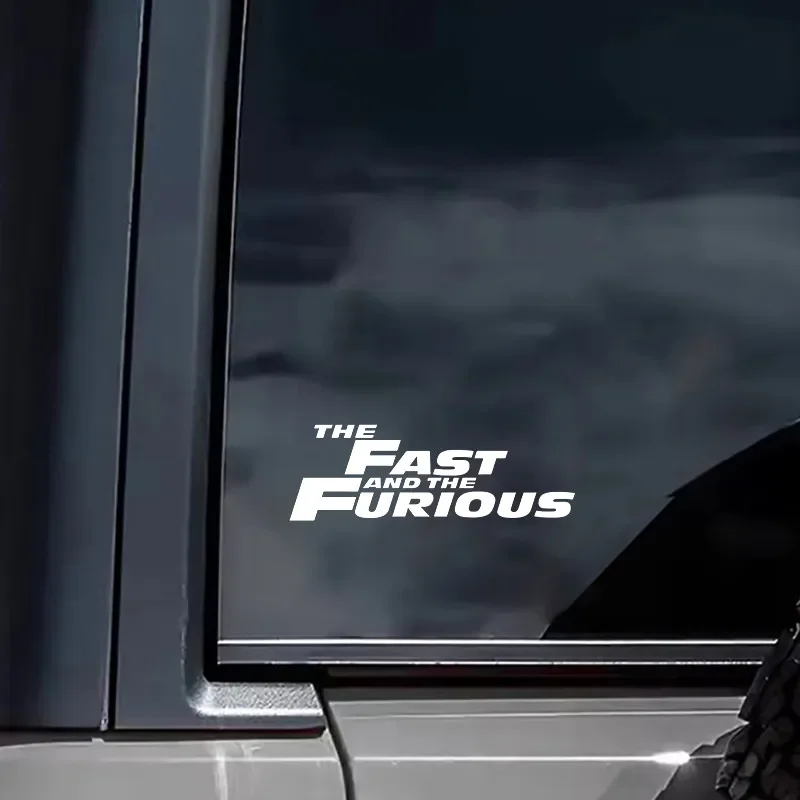 1PC Fast Furious Text Car Stickers Waterproof Vinyl Decal Racing Style Auto Styling for Car Body Window Motorcycle Decoration