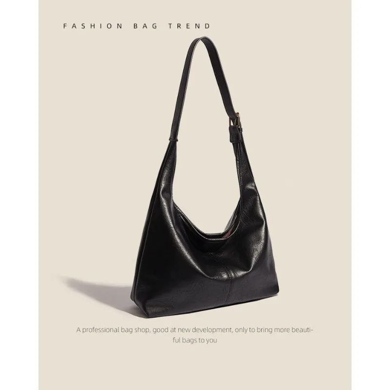 Tote Bag High Appearance Level Bag Female Commuting Large Capacity New Style Shoulder Bag Temperament Handbag Advanced