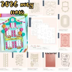 number decoration 2026 New Metal Cutting Dies For DIY Scrapbooking Crafts Maker Photo Album Template Handmade
