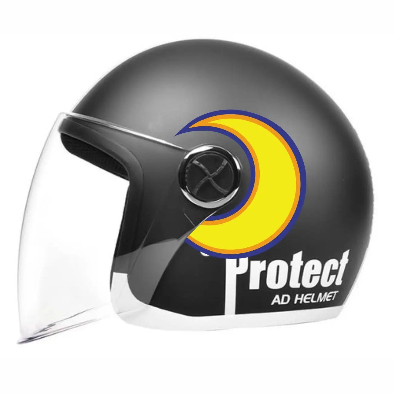For GP Rossi Sun Moon Car Styling Exterior Decorate Accessory Sticker Auto Motocross Helmet Decal