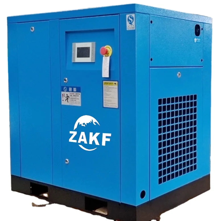 10HP 7.5kw 10Bar 220V 60HZ 35CFM IP23 Fixed Speed Motor screw air compressor