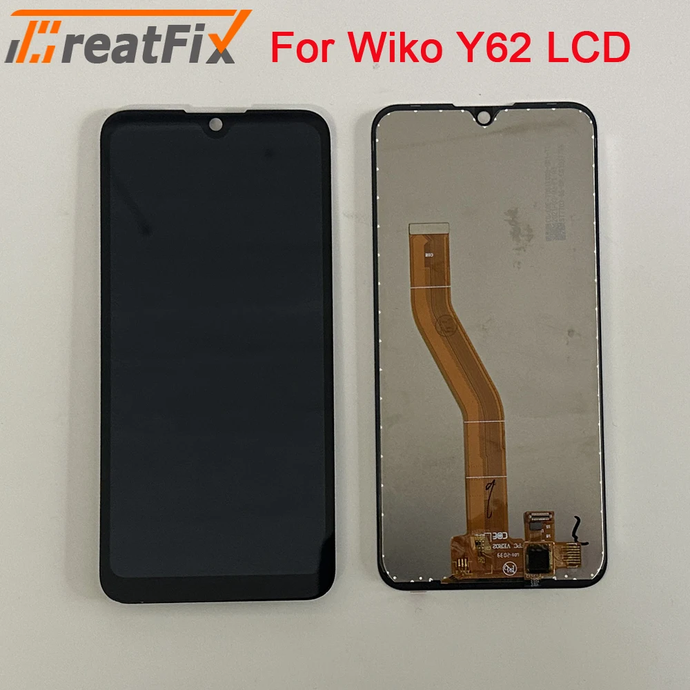 

LCD Display Touch Screen Digitizer Assembly For Wiko Y62 K610 LCD Display Phone Replacement Repair 100% Tested wiko Y62 Plus lcd