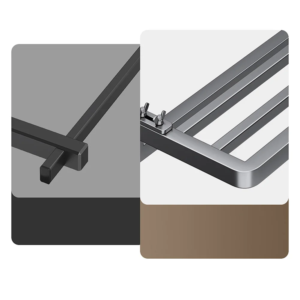 

Вешалка для полотенец с радиатором из углеродистой стали с регулируемым интервалом на стене, держатель для сушки в помещении и на открытом воздухе, полка для нагревательных труб 0-16 см, вешалка для полотенец