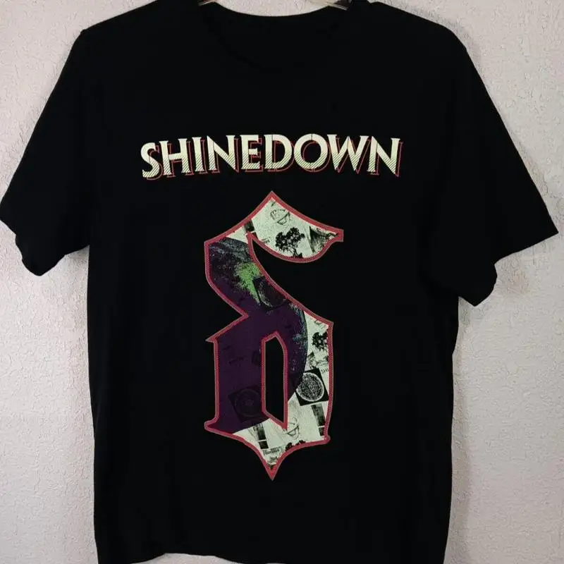 

Черная хлопковая футболка Shinedown всех размеров, полный размер S 5Xl